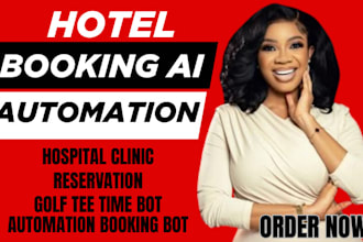 build golf tee time bot, resy reservation bot, hotel booking, golf teeoff bot