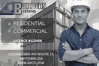 design a real estate flyer and logo to boost your company