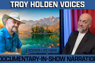 do video narration voice over american male