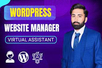 virtual assistant for admin tasks or wordpress monthly maintenance and support