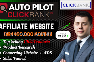 create clickbank affiliate website sales funnel for passive profits