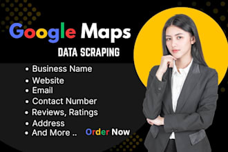 scrape google maps for targeted leads and b2b data extraction