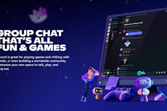 create a discord server for you