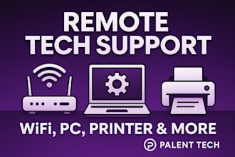 fix your wifi, printer, or tech issue remotely
