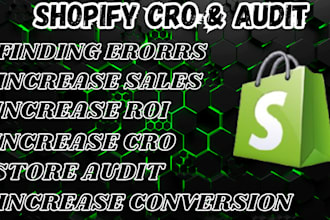 optimize your shopify store with a professional cro audit