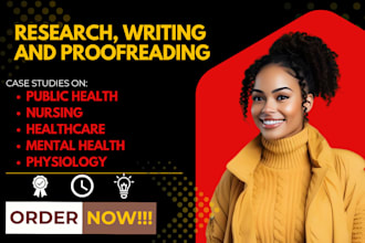 do urgent healthcare, public health, nursing, medical writing and psychology