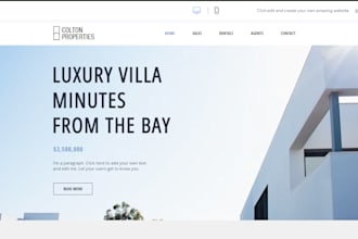 build property management website airbnb landing handyman wordpress website