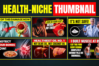 design youtube health thumbnail