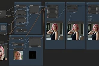 make a consistent ai influencer model flux lora with a custom workflow comfyui