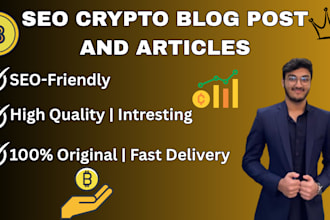 write engaging and SEO optimized crypto and blockchain articles