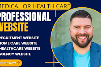 design a professional medical or healthcare website for your clinic or hospital