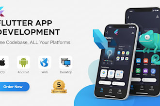 develop flutter mobile apps and provide fast bug fixes