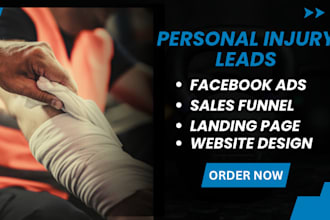 personal injury leads lawyer leads attorney landing page attorney website