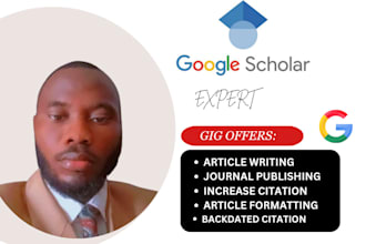write and publish research article in a google scholar citations index journals