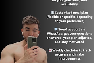 be your 1 on 1 online fitness coach with custom plans and support