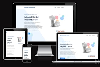 do wordpress website design for dentists