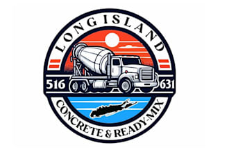 design a professional concrete logo with unlimited revision
