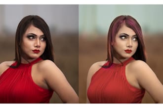 do portraits photo retouching with headshot editing