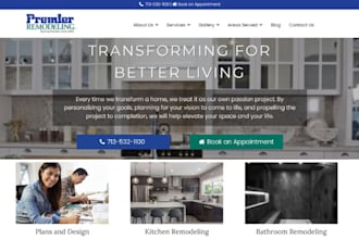 design home builder website remodeling website construction website