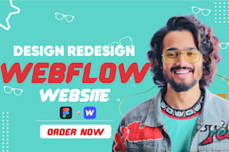 design or develop webflow website, figma to webflow, webflow expert