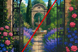 create a custom cross stitch pattern from your idea or photo