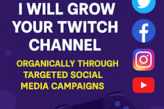 grow your twitch channel organically
