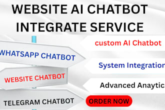 website ai chatbot integrate chatbot with whatapp telegram whatsapp automation