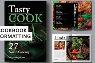 proofread quality cookbook formatting recipe book for amazon kindle book
