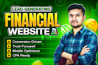 build a wordpress website for financial advisors, cpas, tax experts