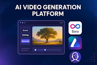 build ai video generator web apps like sora, runway ml, video creation platform