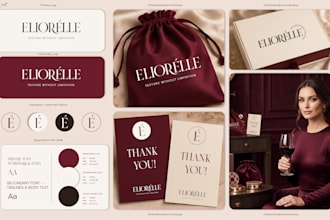 do feminine luxury beauty cosmetics business logo, brand identity, branding kit