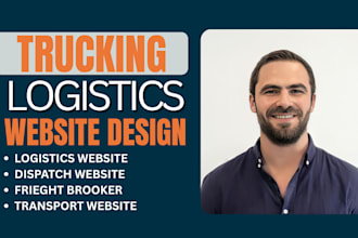 create logistics website, trucking, dispatch, freight broker, moving website