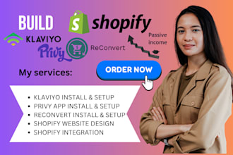 do shopify store install privy setup klaviyo reconvert vitals fera shopify app