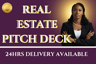 real estate pitch deck real estate power point presentation real estate business