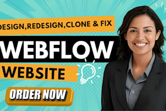 be expert to design and build custom webflow website or convert figma to webflow