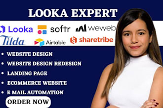 design and redesign looka redesign tilda vev airtable showit sharetribe website