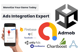 professionally integrate admob unity ads in unity game