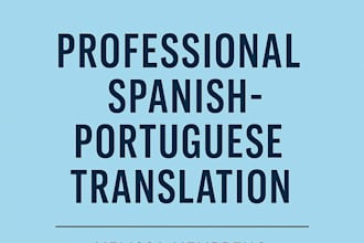 translate scientific texts spanish, portuguese, and english