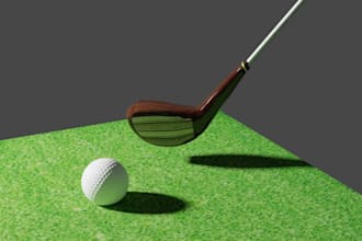 deliver 3d landscape golf center,golf club, real estate property,layout plan,gym