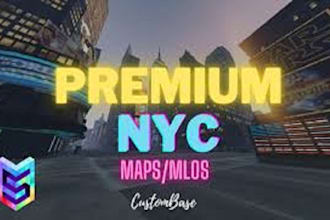create fivem NYC or liberty city server with 120 custom mlos,fix bugs,esx,qbcore
