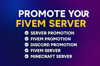 boost your fivem server with expert server promotion