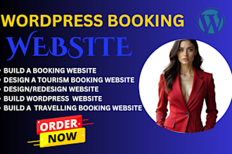 create a hotel flight, tour, travel, tourism booking wordpress website
