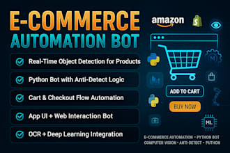 develop computer vision checkout bot, opencv cart automation object detection