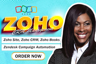 setup zoho site zoho CRM zoho books zoho commerce zendesk campaign automation