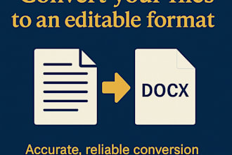 convert, format, and clean up your documents professionally