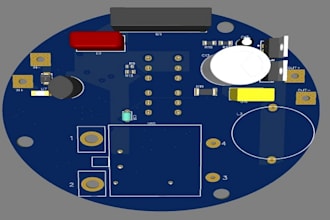 custom pcb design for high voltage, high current dc power supply with esp8266