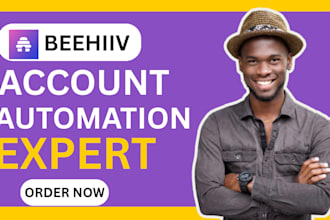 setup beehiiv account, design ai newsletter template and landing page beehiiv