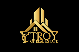 design luxury real estate, property and construction logo