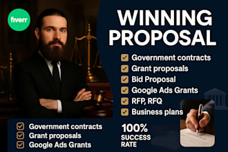write your rfp, rfq, rfi, bid proposal or government contract