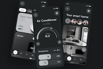 build iot app, smart home app, device control app, iot dashboard app, esp32, ble